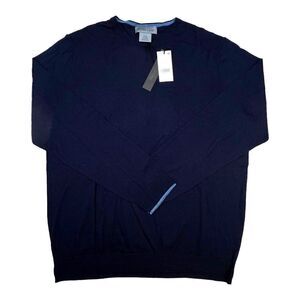 New Dylan Gray Men Navy Blue Sweatshirt Crew Neck Long Sleeve Pullover US L